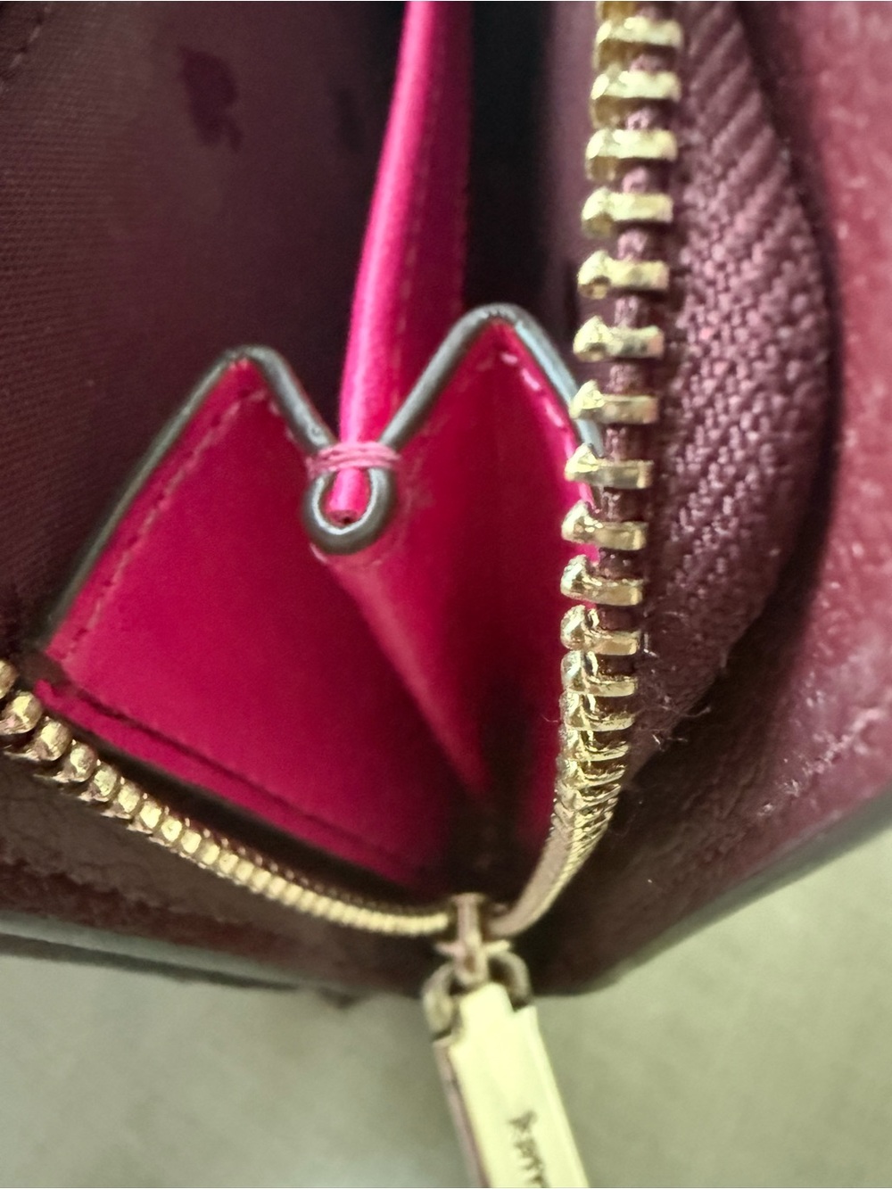 Kate Spade New York Bifold Wallet in Mulberry/Berry - Picture 12 of 17